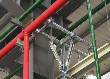 乌马河该抗震支架的整体式支吊架结构协调性好